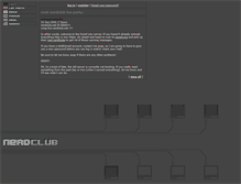 Tablet Screenshot of nerdclub.net