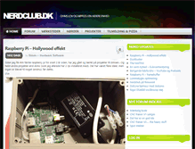Tablet Screenshot of nerdclub.dk